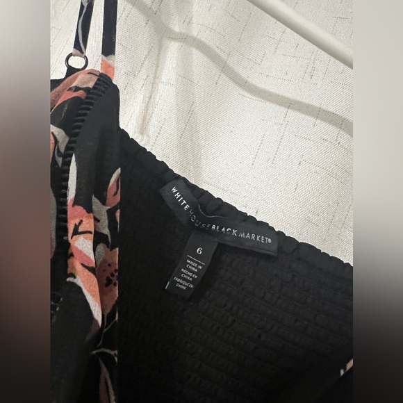 White House Black Market floral dress size 6 - Picture 2 of 2